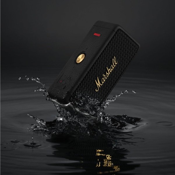 Marshall Emberton II - Altavoz Bluetooth portátil - Negro y latón - Imagen 19