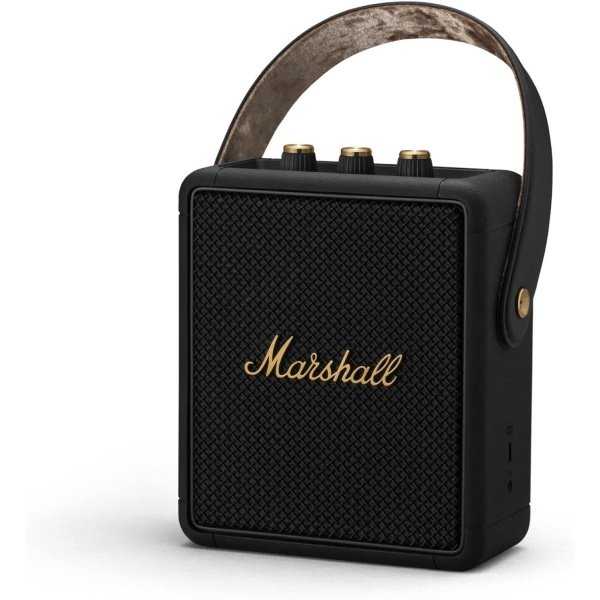 Marshall Stockwell II - Altavoz Bluetooth portátil, negro y latón - Image 5