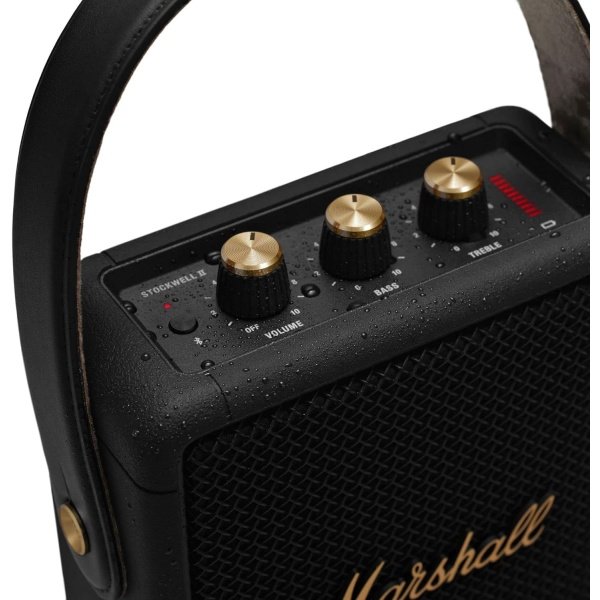 Marshall Stockwell II - Altavoz Bluetooth portátil, negro y latón - Image 6