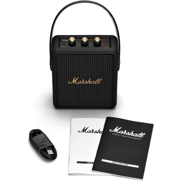 Marshall Stockwell II - Altavoz Bluetooth portátil, negro y latón - Image 10