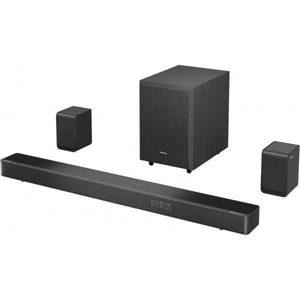 Hisense Barra de sonido AX5125H 5.1.2Ch con subwoofer inalámbrico, 500W, Dolby Atmos, Bluetooth 5.3, EzPlay, paso HDMI 4K a través de, listo para TV Roku, DTS:X, HDMI/AUX/ARC/óptico/USB, 7 modos de - Imagen 14