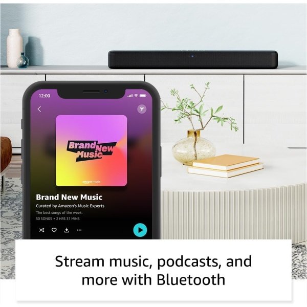 La barra de sonido Amazon Fire TV, parlante 2.0 con DTS Virtual:X, Dolby Audio y conectividad Bluetooth - Image 5