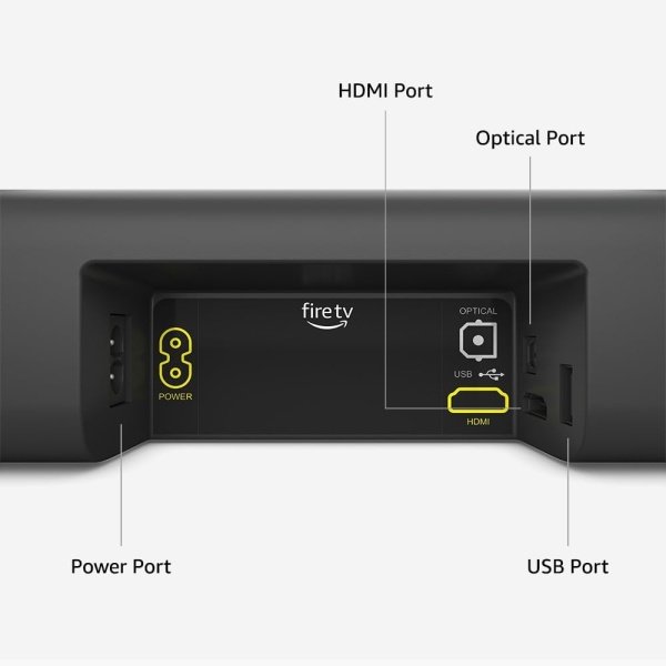 La barra de sonido Amazon Fire TV, parlante 2.0 con DTS Virtual:X, Dolby Audio y conectividad Bluetooth - Image 6