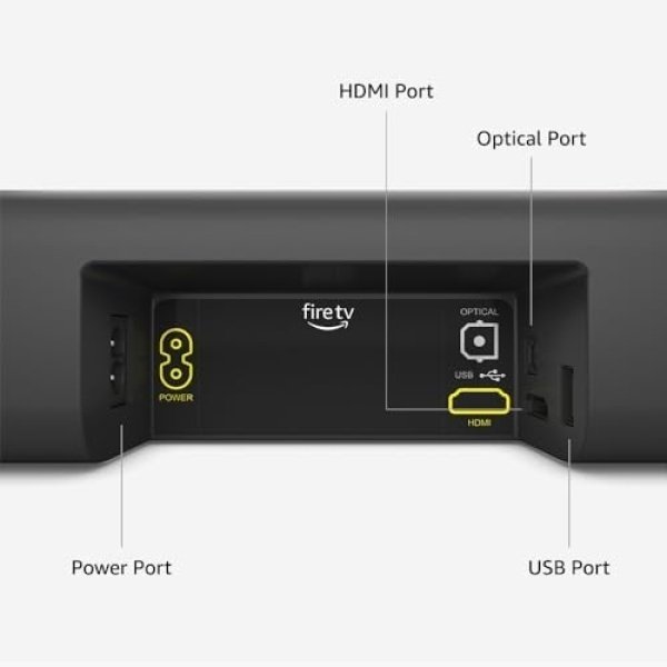 La barra de sonido Amazon Fire TV, parlante 2.0 con DTS Virtual:X, Dolby Audio y conectividad Bluetooth - Image 12