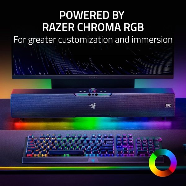 Razer Leviathan V2 X Altavoz de barra de sonido - Bluetooth, USB-C, Chroma RGB - Negro - Imagen 5
