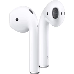 AirPods de Apple con funda de carga (cableado).