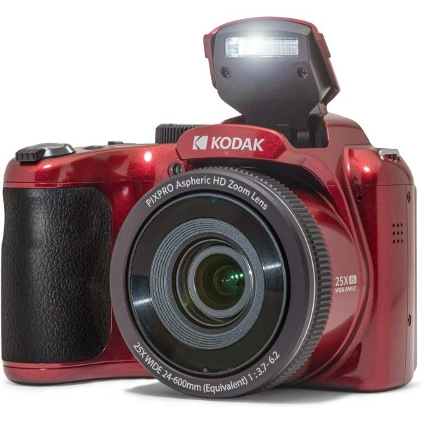 KODAK PIXPRO AZ255-BK Cámara digital de 16MP 25X Zoom óptico 0.945 in Lente gran angular Estabilización de imagen óptica 1080P Video Full HD 3 "Cámara de vlogging LCD (negro) - Imagen 6