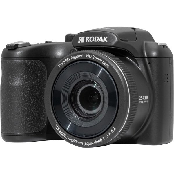 KODAK PIXPRO AZ255-BK Cámara digital de 16MP 25X Zoom óptico 0.945 in Lente gran angular Estabilización de imagen óptica 1080P Video Full HD 3 "Cámara de vlogging LCD (negro) - Imagen 10