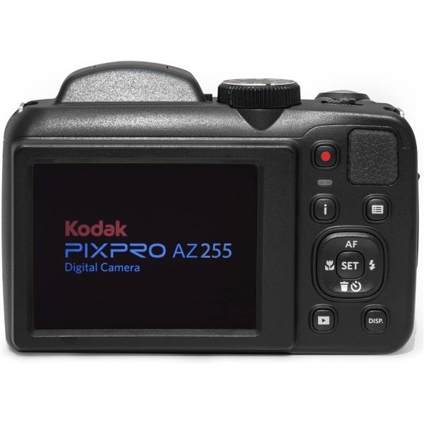 KODAK PIXPRO AZ255-BK Cámara digital de 16MP 25X Zoom óptico 0.945 in Lente gran angular Estabilización de imagen óptica 1080P Video Full HD 3 "Cámara de vlogging LCD (negro) - Imagen 14