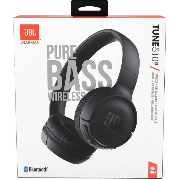 JBL Tune 510BT: Audífonos inalámbricos con sonido Purebass, color negro - Image 39