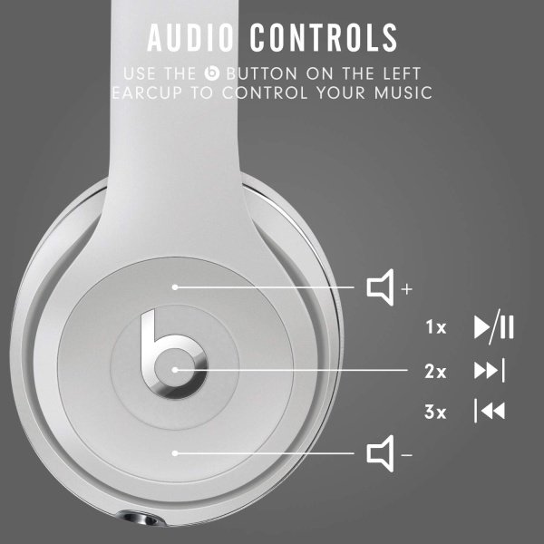 Auriculares inalámbricos On-Ear Beats Solo3 – Colección Beats Club Colección Club talla única Plateado (Satin silver) - Image 4