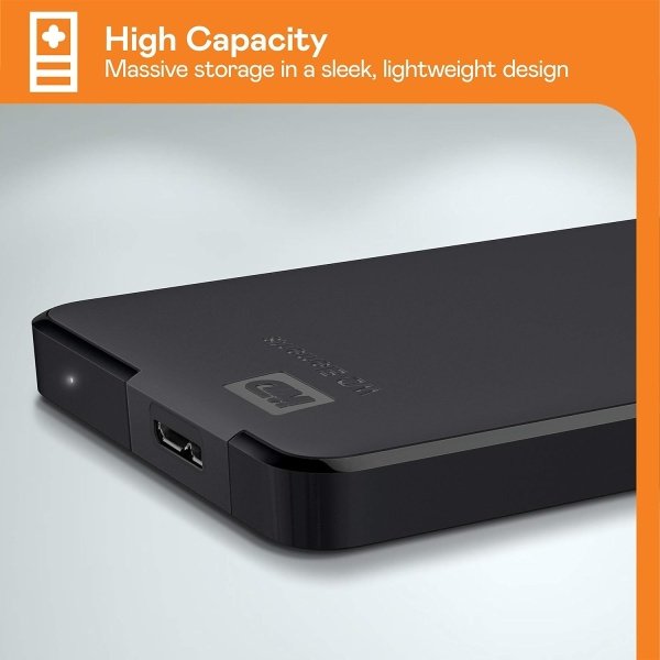 WD Disco duro portátil de 5 TB Elements, disco duro externo, USB 3.0 para PC y Mac, listo para conectar y usar - - Image 34