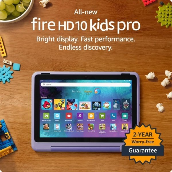 Tablet Amazon Fire HD 10 Kids Pro para niños de 6 a 12 años | Pantalla brillante de 10.1 pulgadas, controles parentales, funda - Image 10