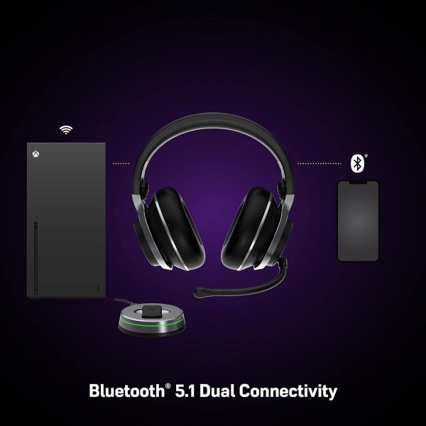 Turtle Beach Stealth Pro Multiplatform Wireless Noise-Cancelling Gaming Headset for Xbox Series X|S, Xbox One, PS5, PS4, PC, - Image 2