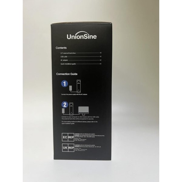 UnionSine 10TB 3.5" Disco duro externo USB3.2Gen2 Tipo-C HDD Almacenamiento compatible para PC, escritorio, portátil, TV - Image 11