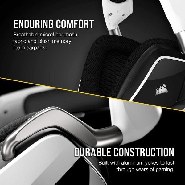 Corsair VOID RGB ELITE Wireless - Auriculares para juegos, sonido envolvente 7.1, certificado Discord, iCUE compatible con PC, - Image 17