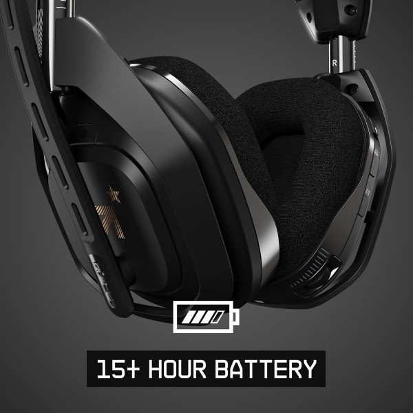 ASTRO Gaming A50 Wireless Headset + Base Station Gen 4 - Compatible With PS5, PS4, PC, Mac - Black/Silver - Image 16