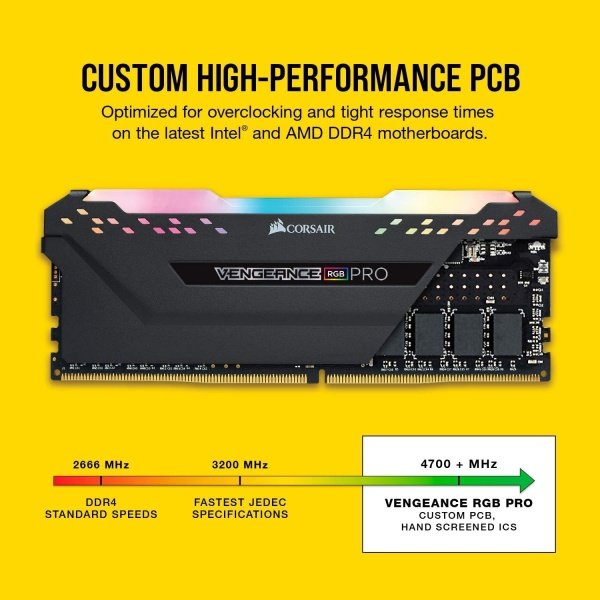 Corsair VENGEANCE RGB PRO DDR4 32 GB (2 x 16 GB) 3200 MHz CL16 Intel XMP 2.0 iCUE Memoria de computadora compatible - Negro - Image 15