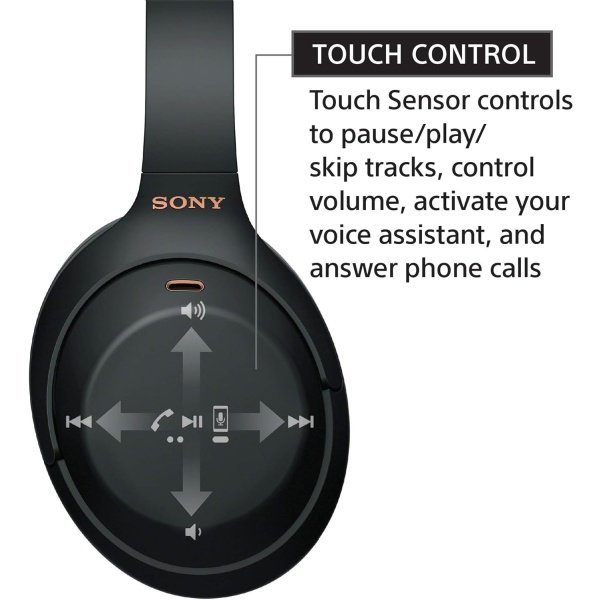 Sony WH-1000XM4 Auriculares inalámbricos premium con cancelación de ruido con micrófono para llamadas telefónicas y control - Image 8