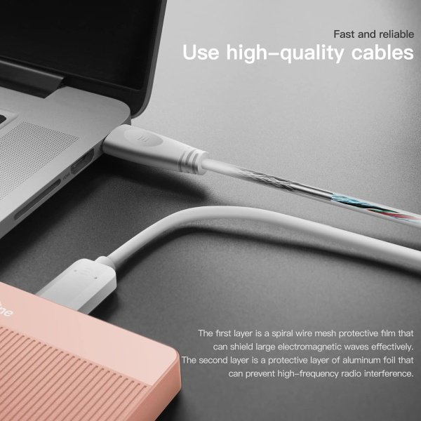 UnionSine Disco duro externo portátil ultradelgado de 500 GB 2.5 "HDD-USB 3.0 para PC, Mac, portátil, PS4, Xbox One, Xbox - Image 6