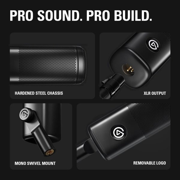 Elgato Wave DX - Micrófono dinámico XLR, patrón cardioide, rechazo de ruido, voz optimizada para podcasting, transmisión, - Imagen 14