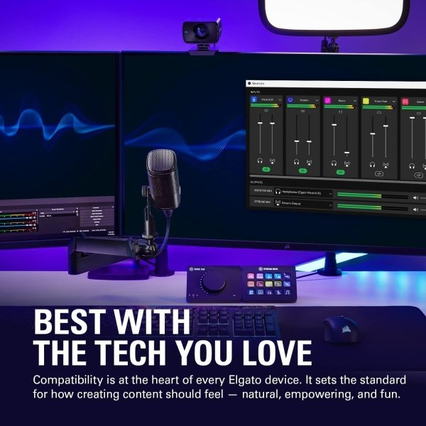 Elgato Wave DX - Micrófono dinámico XLR, patrón cardioide, rechazo de ruido, voz optimizada para podcasting, transmisión, - Imagen 4