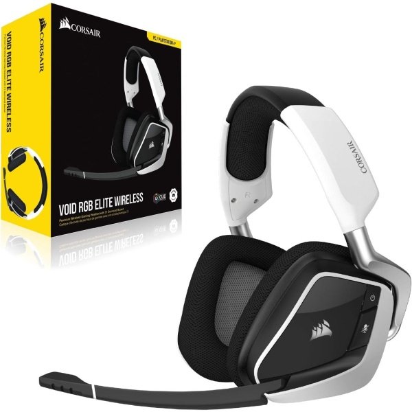 Corsair VOID RGB ELITE Wireless - Auriculares para juegos, sonido envolvente 7.1, certificado Discord, iCUE compatible con PC, - Image 33