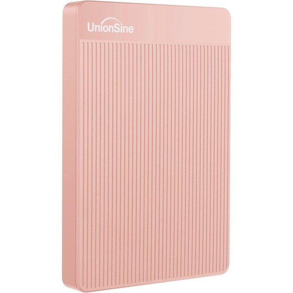 UnionSine Disco duro externo portátil ultradelgado de 500 GB 2.5 "HDD-USB 3.0 para PC, Mac, portátil, PS4, Xbox One, Xbox