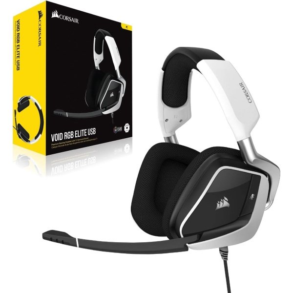 Corsair VOID RGB ELITE Wireless - Auriculares para juegos, sonido envolvente 7.1, certificado Discord, iCUE compatible con PC, - Image 20
