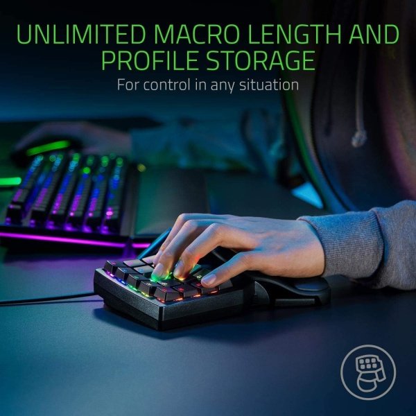 Razer Orbweaver Chroma - Teclado de gaming, Negro clásico - Imagen 5