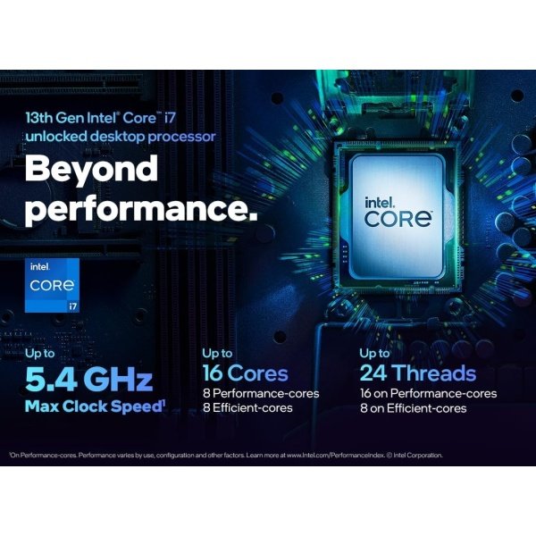 Intel Core i7-13700K - Procesador de escritorio para juegos, 16 núcleos (8 núcleos P + 8 núcleos electrónicos) con gráficos - Image 5