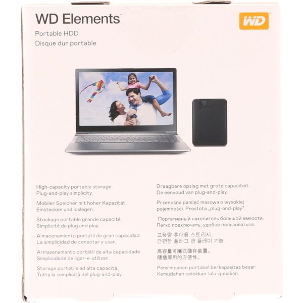 WD Disco duro portátil de 5 TB Elements, disco duro externo, USB 3.0 para PC y Mac, listo para conectar y usar - - Image 40