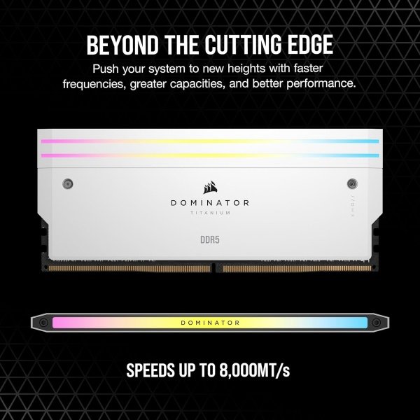 CORSAIR Dominator Titanium RGB DDR5 RAM 64 GB (2 x 32 GB) DDR5 6000 MHz CL30 Intel XMP iCUE Memoria de computadora compatible - - Image 21