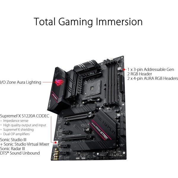 ROG STRIX B550-F GAMING WIFI II - Tarjeta madre para AMD AM4 (3ra Gen Ryzen) y ATX, PCIe 4.0,WiFi 6E, LAN 2.5Gb, BIOS Flashback, - Image 22