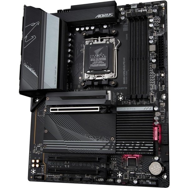 GIGABYTE B650 AORUS Elite AX - Tarjeta madre para videojuegos compatible con AM5/ LGA 1718/ AMD B650/ ATX/DDR5/ M.2/ PCIe 5.0/ - Imagen 4