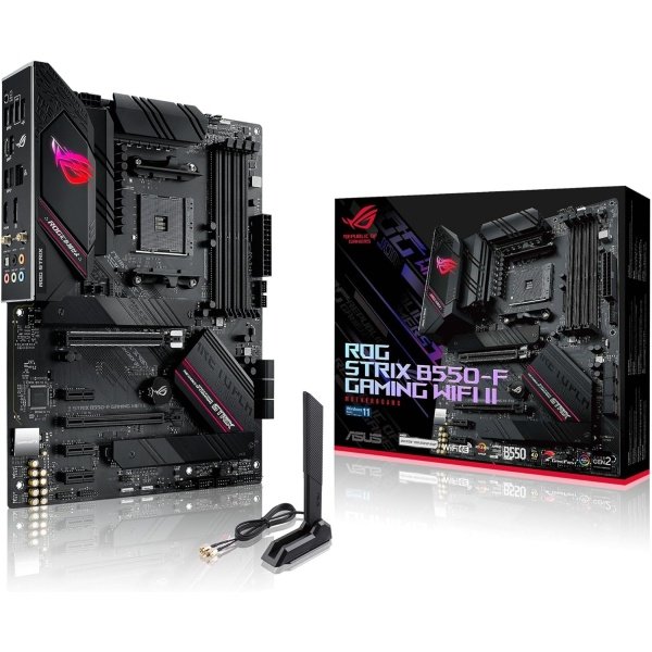 ROG STRIX B550-F GAMING WIFI II - Tarjeta madre para AMD AM4 (3ra Gen Ryzen) y ATX, PCIe 4.0,WiFi 6E, LAN 2.5Gb, BIOS Flashback, - Image 7