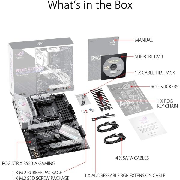 ROG STRIX B550-F GAMING WIFI II - Tarjeta madre para AMD AM4 (3ra Gen Ryzen) y ATX, PCIe 4.0,WiFi 6E, LAN 2.5Gb, BIOS Flashback, - Image 6