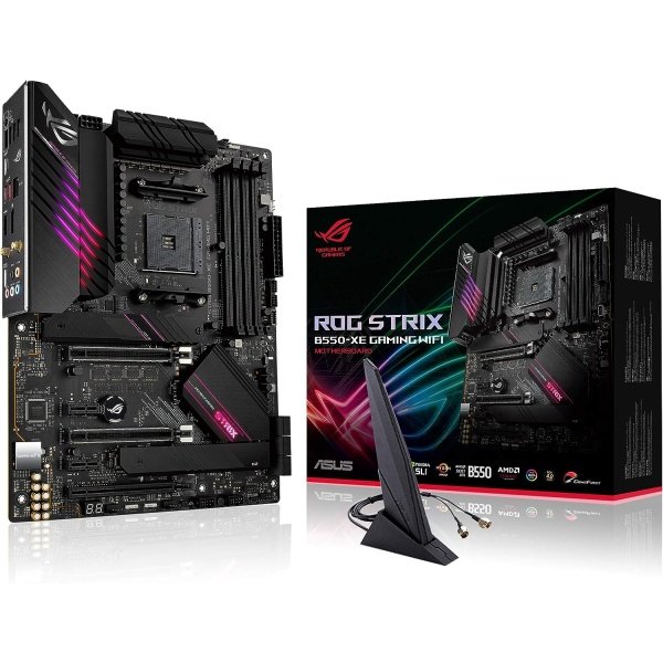 ROG STRIX B550-F GAMING WIFI II - Tarjeta madre para AMD AM4 (3ra Gen Ryzen) y ATX, PCIe 4.0,WiFi 6E, LAN 2.5Gb, BIOS Flashback, - Image 13