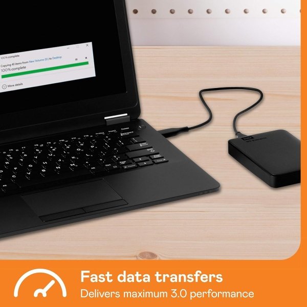 WD Disco duro portátil de 5 TB Elements, disco duro externo, USB 3.0 para PC y Mac, listo para conectar y usar - - Image 20