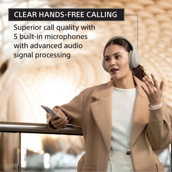 Sony WH-1000XM4 Auriculares inalámbricos premium con cancelación de ruido con micrófono para llamadas telefónicas y control - Image 19