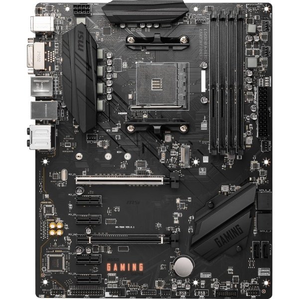 MSI Placa base para juegos B550 Gaming GEN3 (AMD AM4, DDR4, PCIe 3.0, SATA 6Gb/s, M.2, USB 3.2 Gen 1, HDMI, ATX, procesadores - Imagen 2