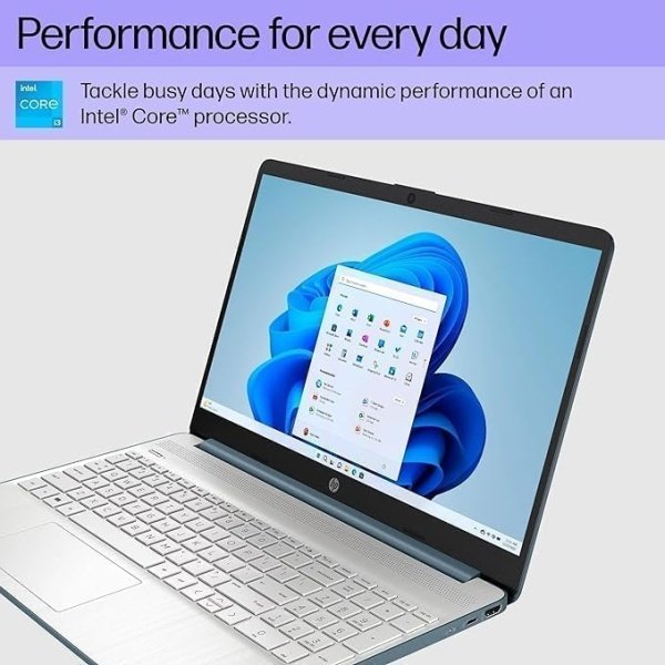HP 15.6" Portable Laptop (Include 1 Year Microsoft 365), HD Display, Intel Quad-Core N200 Processor, 16GB RAM, 128GB Storage, Wi-Fi 5, Webcam, HDMI, Numeric Keypad, Windows 11 Home, Red - Imagen 32