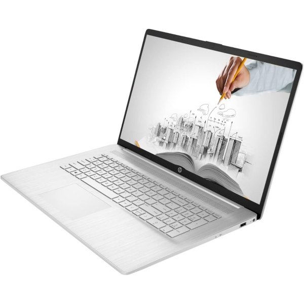 HP 17 Laptop, 17.3” HD+ Display, 11th Gen Intel Core i3-1125G4 Processor, 32GB RAM, 1TB SSD, Wi-Fi, HDMI, Webcam, Windows 11 Home, Silver - Image 9