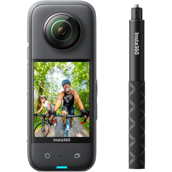 Insta360 Kit de motocicleta X3 (nueva versión) - Cámara de acción 360 impermeable con sensores de 1/2 pulgada de 48 MP, video HDR activo 5.7K 360, foto de 72MP 360, lente única 4K, modo Me de 60 fps, - Imagen 19