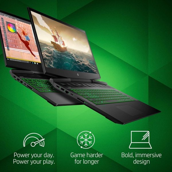 HP Victus Gaming 15.6-Inch FHD Laptop, AMD Ryzen 5-7535HS Processor, NVIDIA GeForce RTX 2050 (4 GB), 32 GB SDRAM, 1TB SSD, Windows 11 Professional, Shadow Black, 15-FB1013DX - Image 6