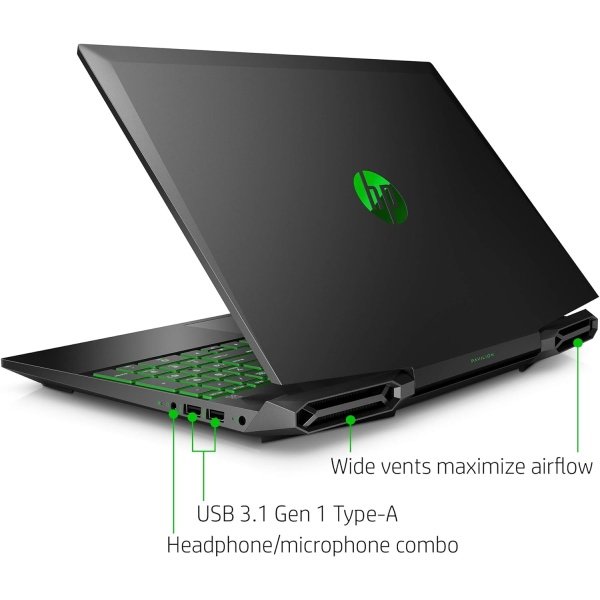 HP Victus Gaming 15.6-Inch FHD Laptop, AMD Ryzen 5-7535HS Processor, NVIDIA GeForce RTX 2050 (4 GB), 32 GB SDRAM, 1TB SSD, Windows 11 Professional, Shadow Black, 15-FB1013DX - Image 9