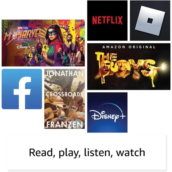 Amazon Fire HD 8 Plus tablet, 8” HD Display, 32 GB, 30% faster processor, 3GB RAM, wireless charging, (2022 release), Gray - Image 11