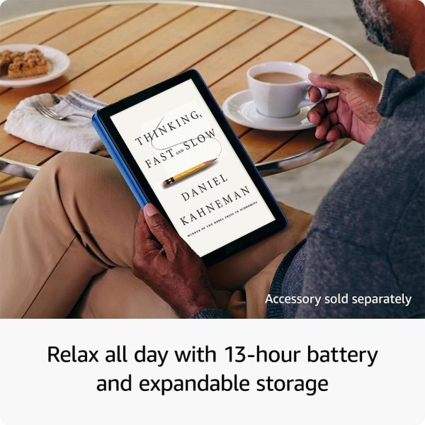 Amazon Fire HD 10 tablet, built for relaxation, 10.1" vibrant Full HD screen, octa-core processor, 3 GB RAM, latest model (2023 release), 32 GB, Black - Image 5