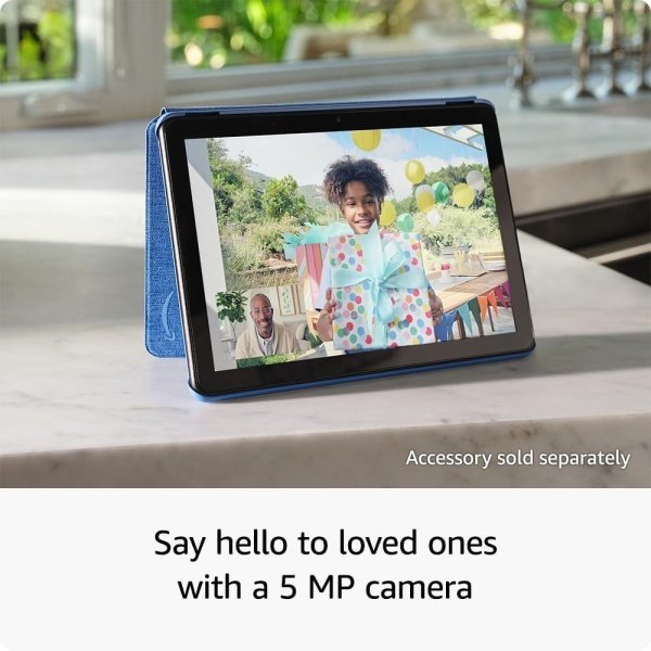 Amazon Fire HD 10 tablet, built for relaxation, 10.1" vibrant Full HD screen, octa-core processor, 3 GB RAM, latest model (2023 release), 32 GB, Black - Image 6