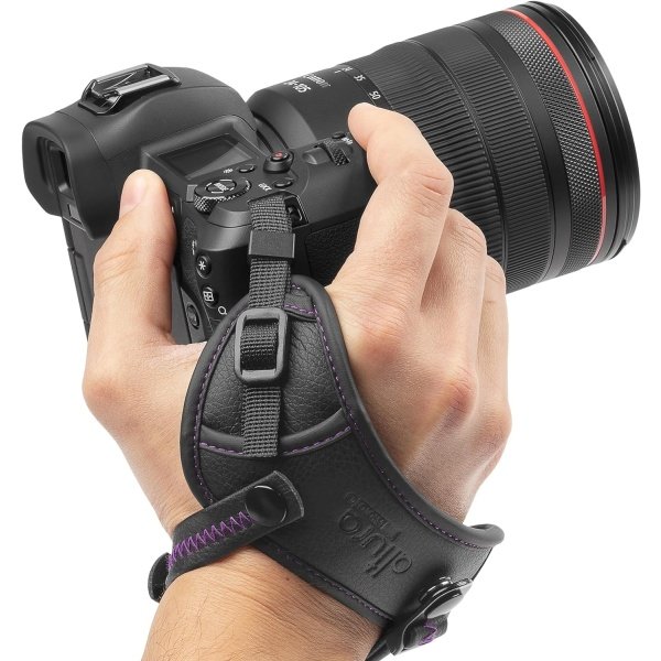 Altura Photo Correa de mano para cámara – Correa de muñeca acolchada segura para cámara DSLR y sin espejo para fotógrafos compatible con correa para el cuello de la cámara